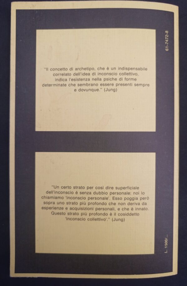 Gli Archetipi dell'Inconscio Collettivo - Jung - Prima Edizione 1977 - Image 3